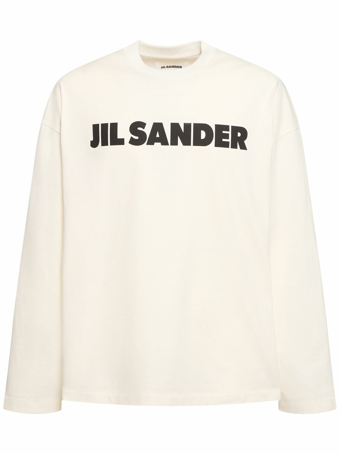JIL SANDER Logo Print Long Sleeve T-shirt Jil Sander