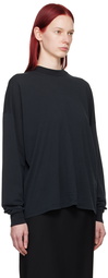 The Row Black Dolino Long Sleeve T-Shirt