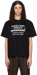 Neighborhood Black Printed T-Shirt