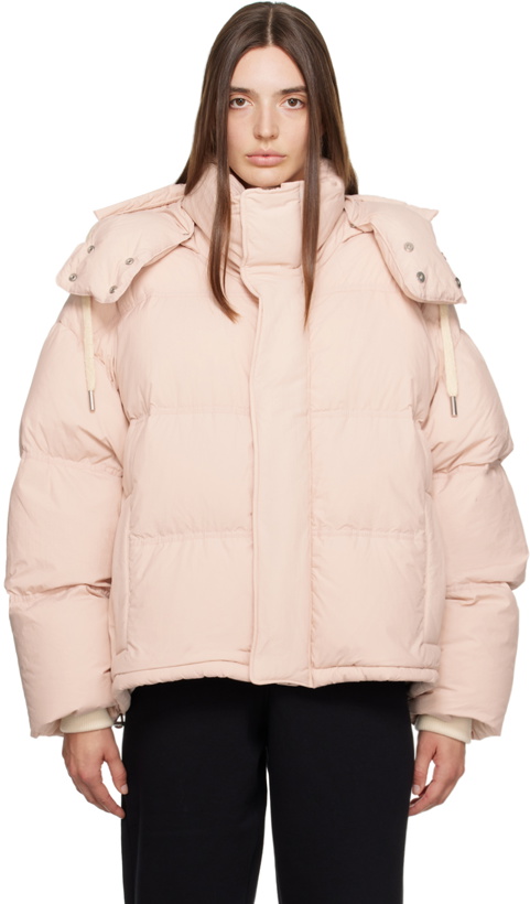 Photo: AMI Paris Pink Quilted Down Jacket