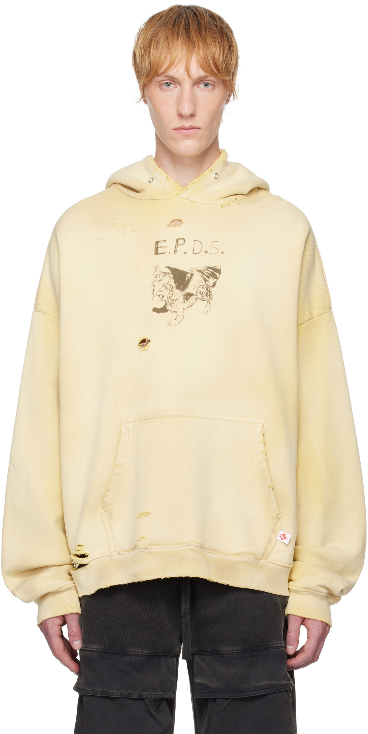 PALY Yellow 'EPDS' Hoodie