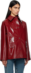 KASSL Editions Red Original Hip Lacquer Jacket