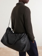 Zegna - Leather Weekend Bag - Brown