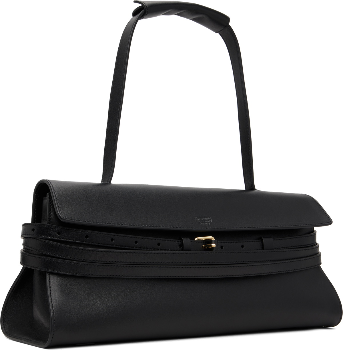 Moschino Black 'Tie Me' Shoulder Bag