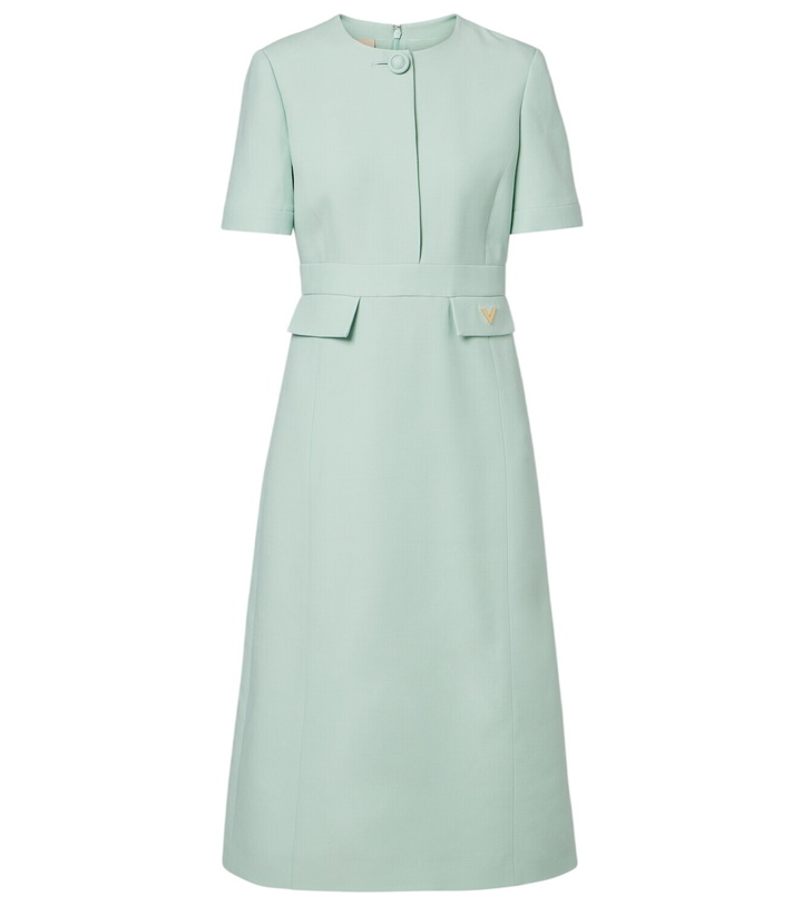 Photo: Valentino Crepe Couture VGold midi dress