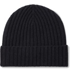 Altea - Ribbed Cashmere Beanie - Blue