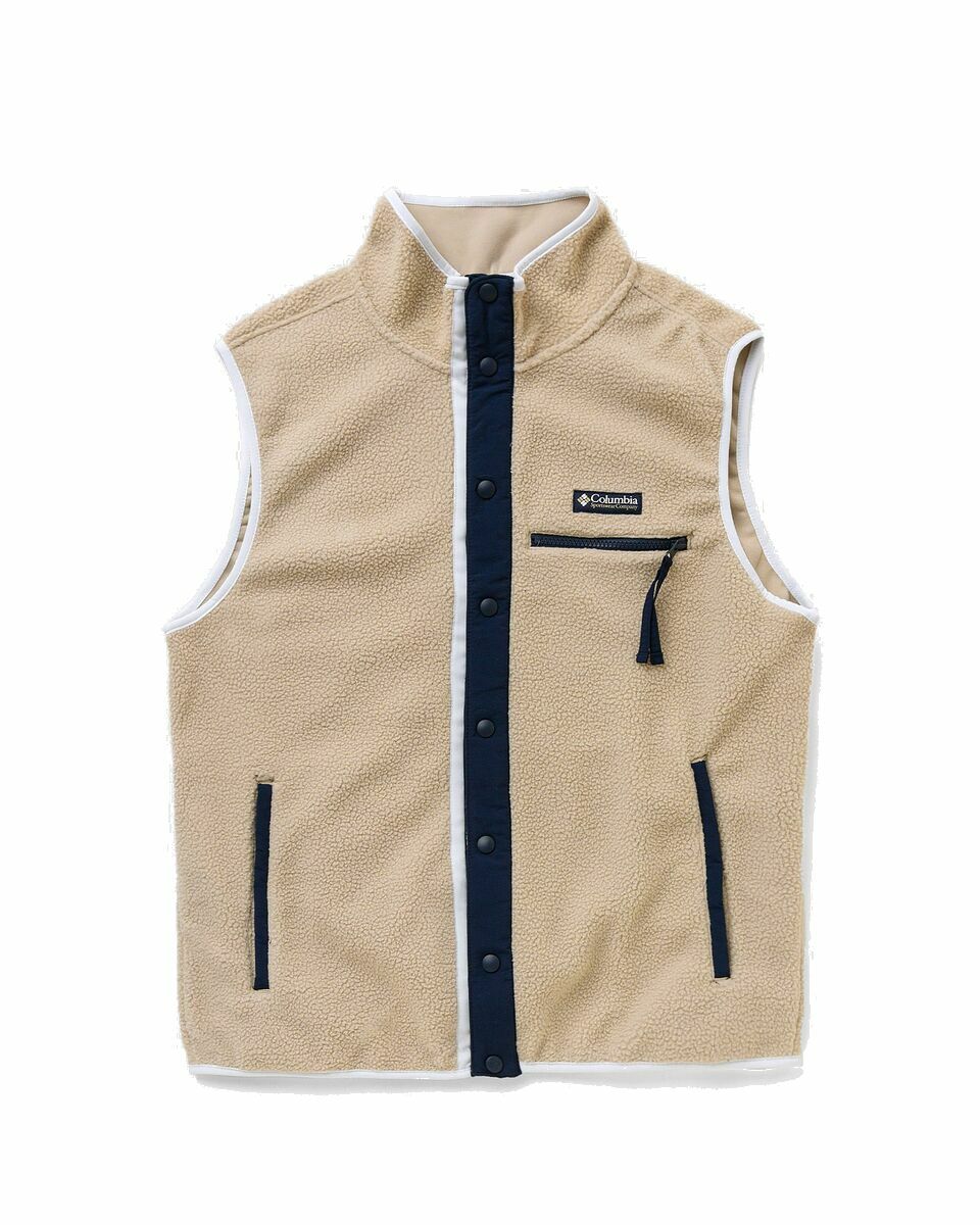 Columbia Helvetia Vest Beige - Mens - Vests Columbia