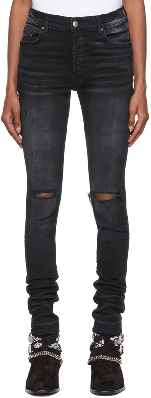 Photo: AMIRI Black Slash Jeans