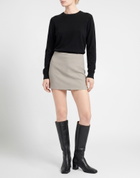 Wardrobe. nyc Womens Mini skirt Light in Grey