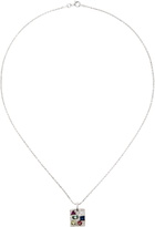 Bleue Burnham Silver Cottage Rose Garden Pendant Necklace