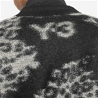 Y-3 Men's 3-Stripe Knitted Cardigan in Black