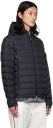 Moncler Navy Galion Down Jacket