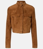 Tom Ford Cropped suede jacket