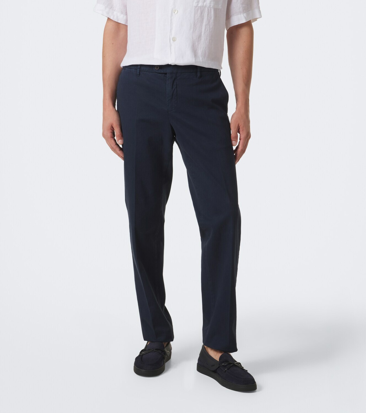 Fedeli Cotton-blend chinos