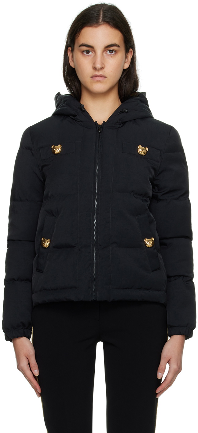 Moschino Black Teddy Bear Jacket Moschino
