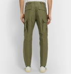 TOM FORD - Slim-Fit Cotton Cargo Trousers - Green