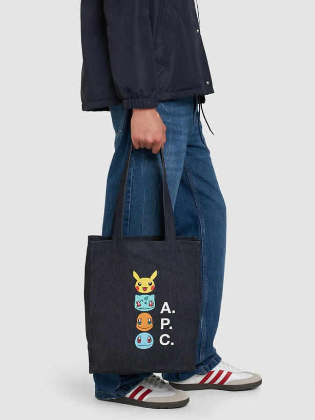 Photo: A.P.C. - A.p.c. X Pokémon Denim Tote Bag