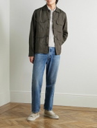 Belstaff - Forge Logo-Appliquéd Linen Overshirt - Green