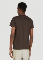 Tickle Logo Print T-Shirt in Brown
