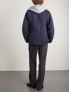 Beams Plus - Cotton-Blend Hooded Field Jacket - Blue