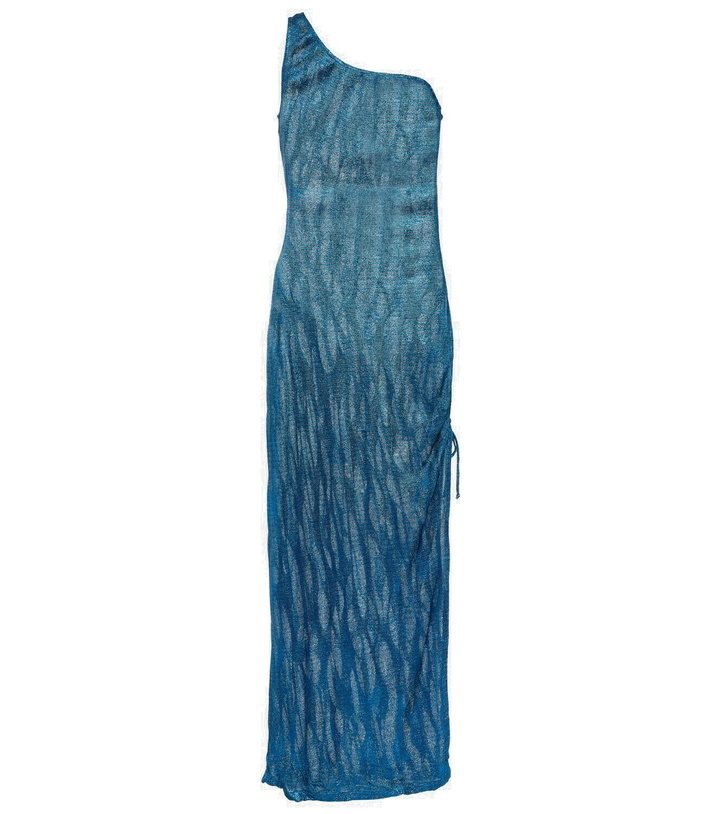 Missoni Mare Jacquard one-shoulder midi dress Missoni Mare
