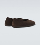 Stòffa Suede slip-on shoes
