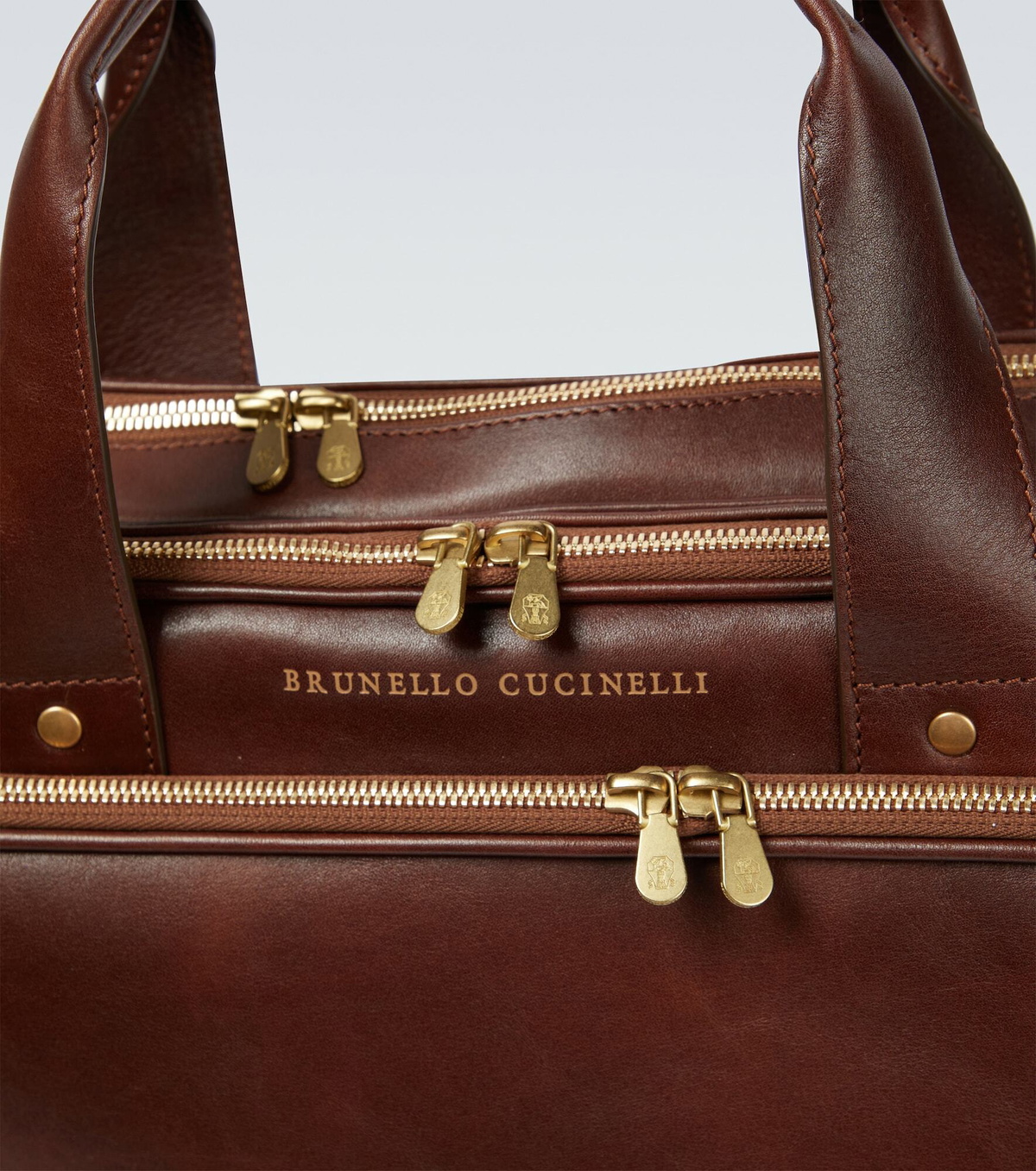 Brunello Cucinelli - Leather briefcase