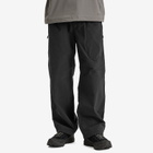 Snow Peak Men's Nylon Tussah Utility Storage Pants in Black