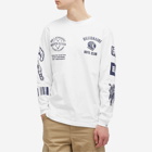 Billionaire Boys Club Men's Multi Graphic Longsleeve T-Shirt in White