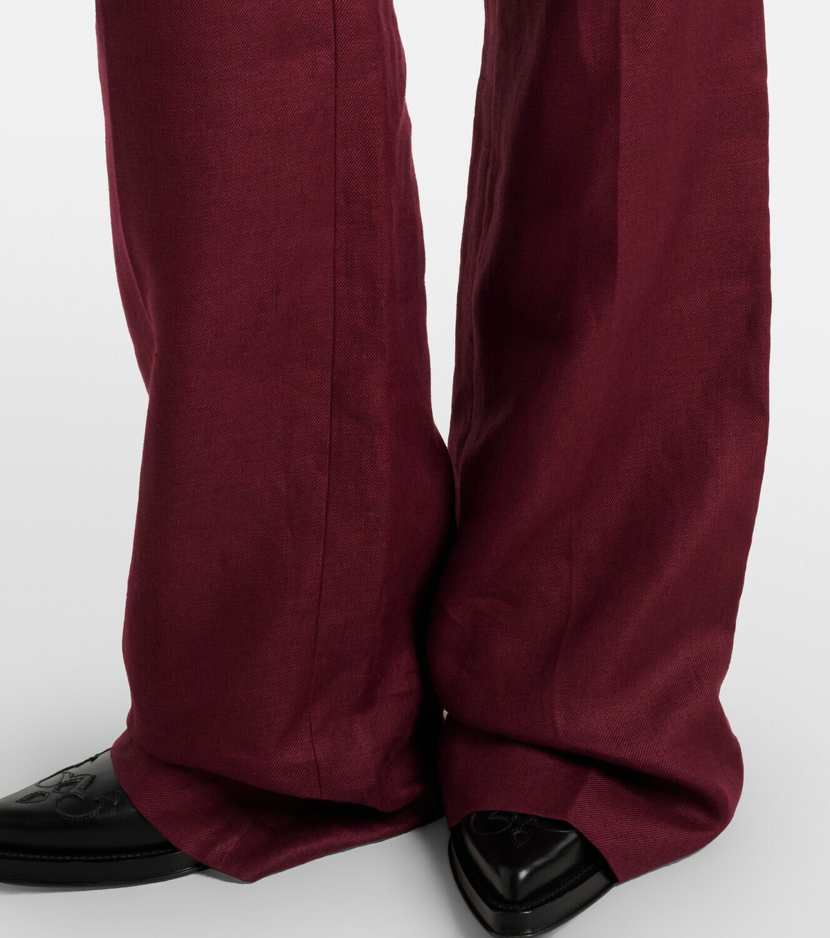 Gabriela Hearst Vesta linen flared pants