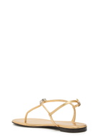 Giuseppe Zanotti Hobby 10 Crystal-embellished Leather Sandals Gold