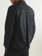 SAIF UD DEEN - Panelled Cotton-Blend Canvas Jacket - Black