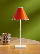Jonathan Adler Orange Ripple Rechargeable LED Table Lamp