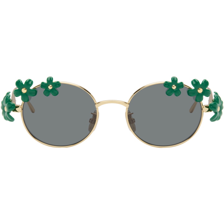 Photo: LOEWE Gold Daisy Field Sunglasses