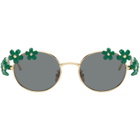 LOEWE Gold Daisy Field Sunglasses