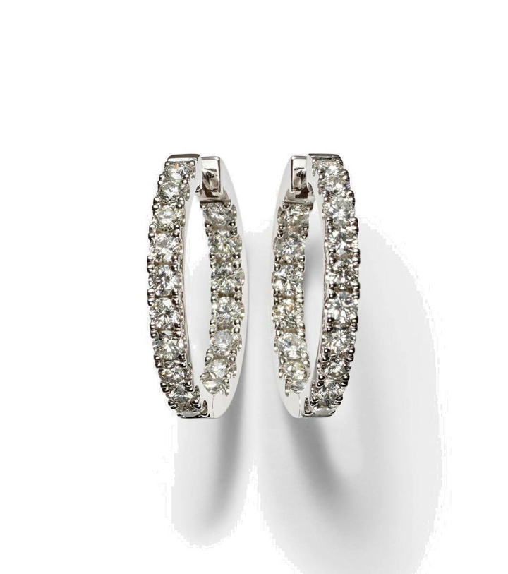 Photo: Roxanne First 14kt white gold earrings with diamonds