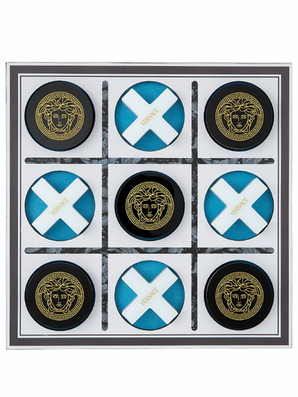 Photo: Versace White Tic-Tac-Toe Board Game