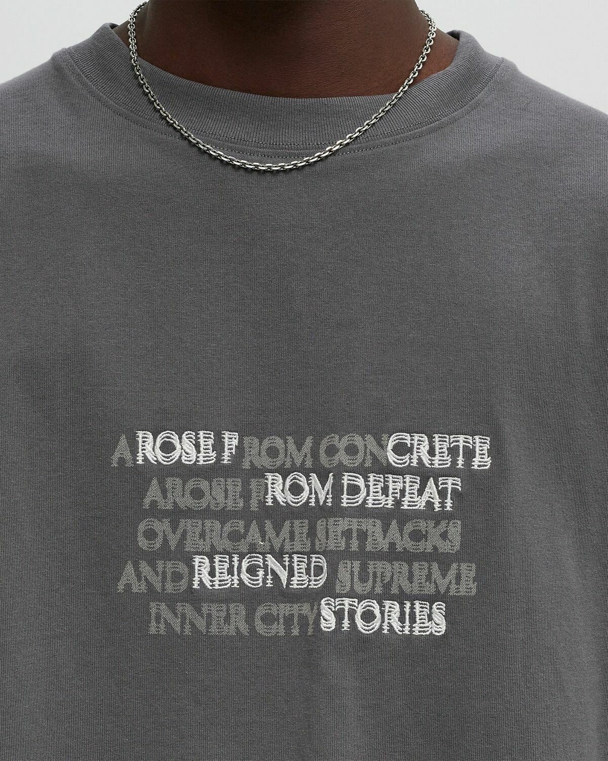 Honor The Gift ROSE HTG TEE Grey Mens Shortsleefe