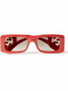 Gucci Eyewear - Rectangular-Frame Acetate Sunglasses