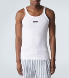 Dolce&Gabbana Ribbed-knit cotton tank top