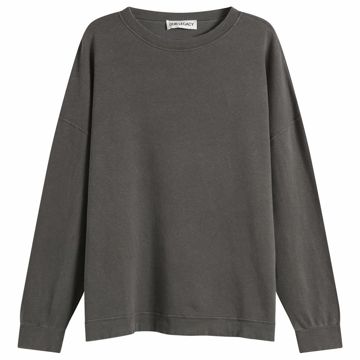 Our Legacy - Ballon Ribbed Cotton-Jersey Sweatshirt - Black Our Legacy