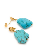 Anni LU La Mer Turquoise Drop Earrings - Aqua - One Size