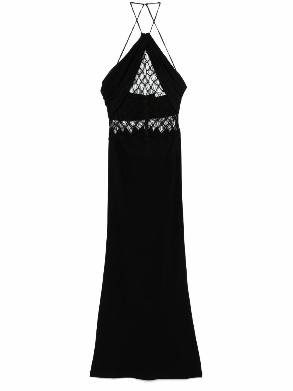 christopher esber fluted silk column dress Christopher Esber Fluted Silk Column Dress