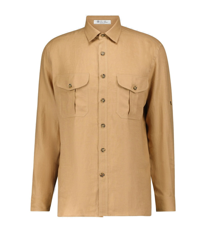 Photo: Loro Piana - Harry linen twill shirt