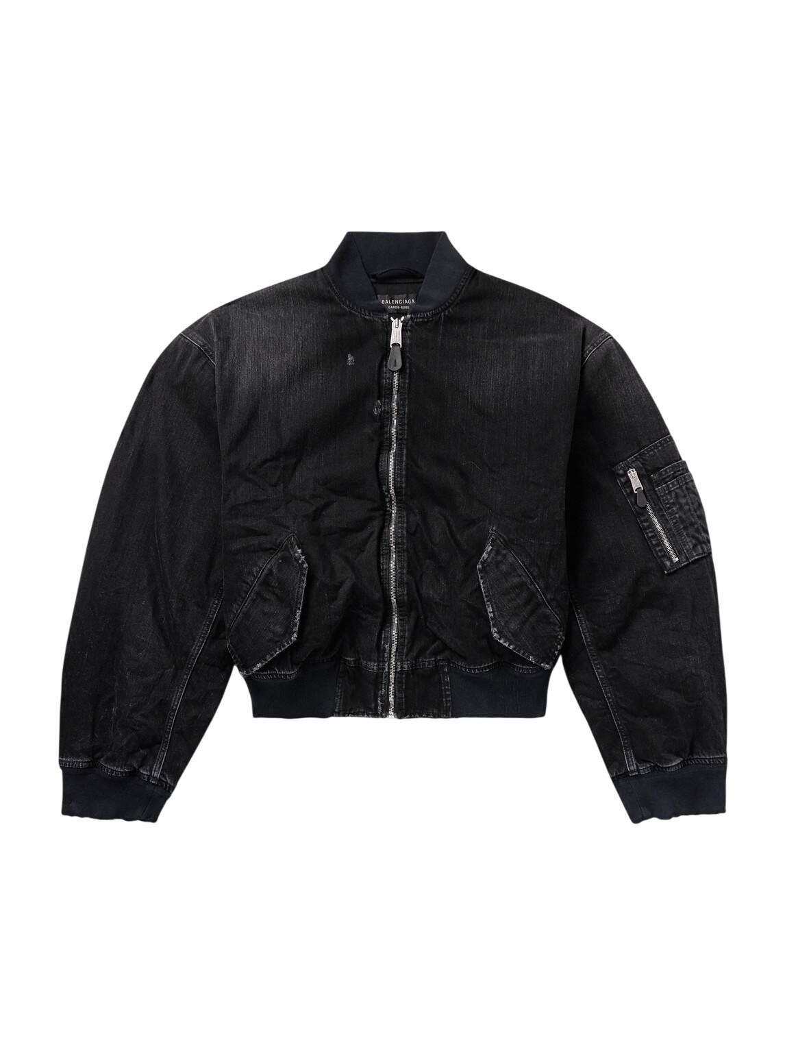 Balenciaga Black Steroid Bomber Jacket Balenciaga
