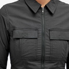Wood Wood Women's Ana Cargo Shirt in Black