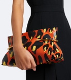 Givenchy Pinch Soft leopard-print leather clutch