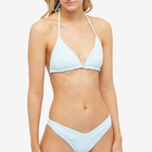 Frankies Bikinis Women's Tia Crinkle Top in Ice Blue