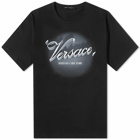 Versace Men's Film Title T-Shirt in Black