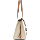 Loewe Off-White Canvas Small Cushion Tote
